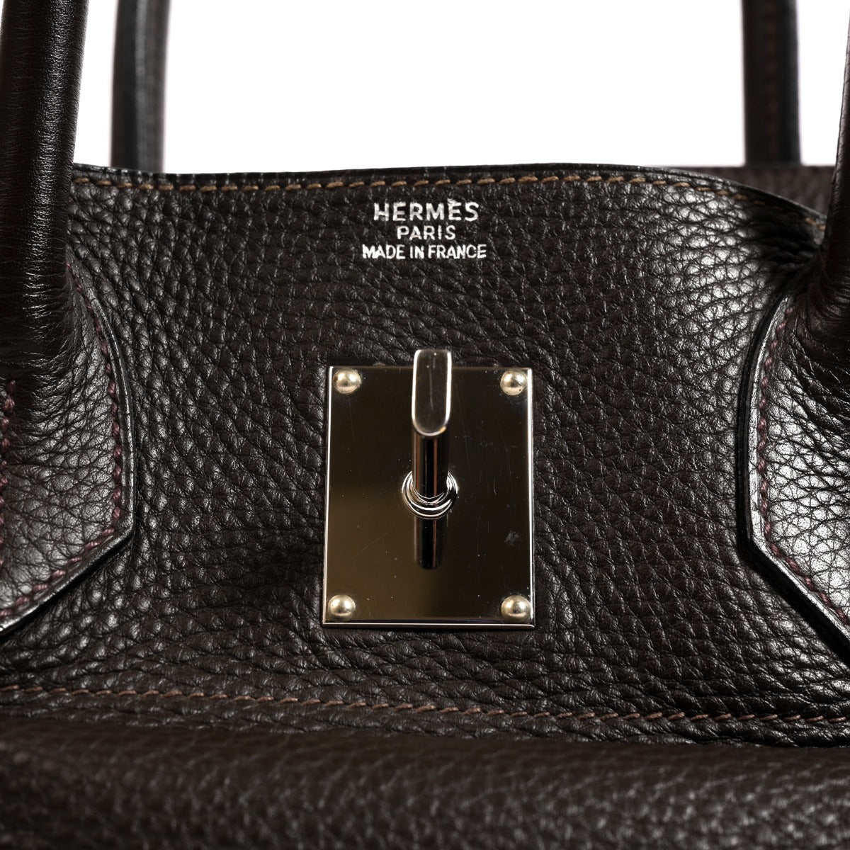 Hermes BIRKIN 42 LOGO STAMP DETAIL