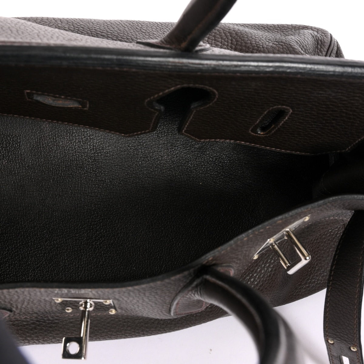 Hermès Sac Birkin Épaule 42 Ebene Clemence PHW