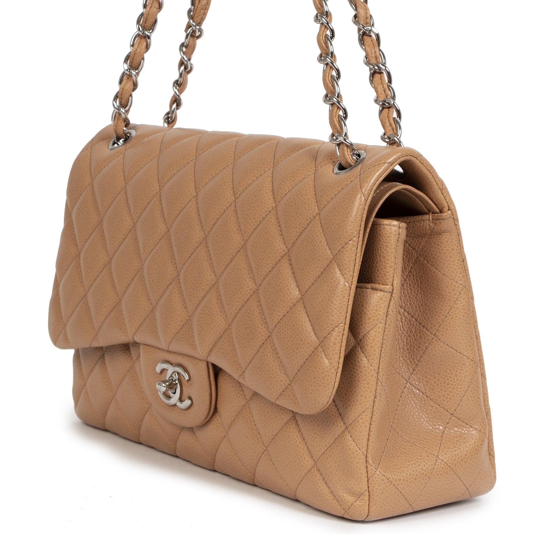 Chanel Caviar Classic Flap Bag Jumbo aan de beste prijs online kopen
