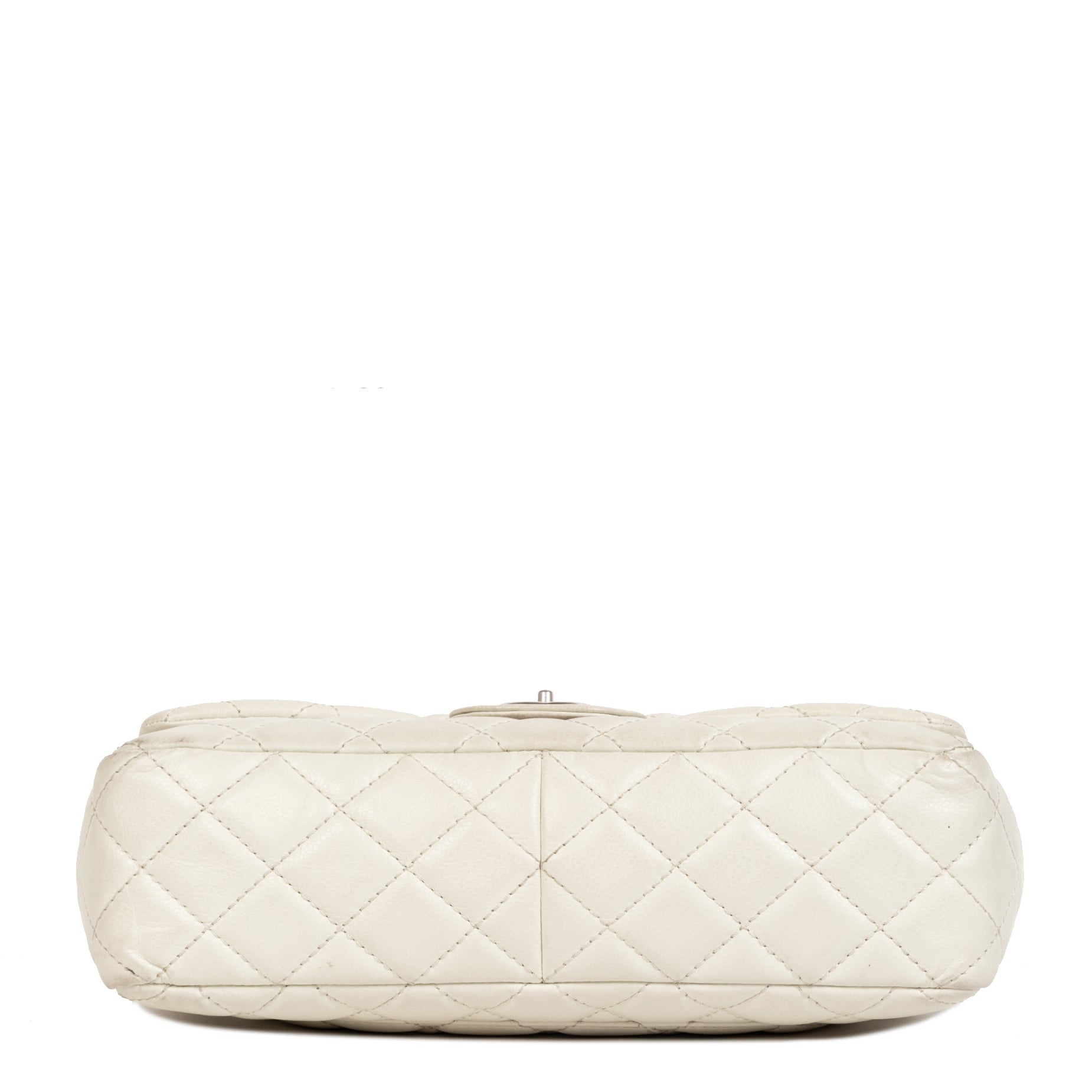 Chanel Soft Grey Classic Jumbo Flap Bag