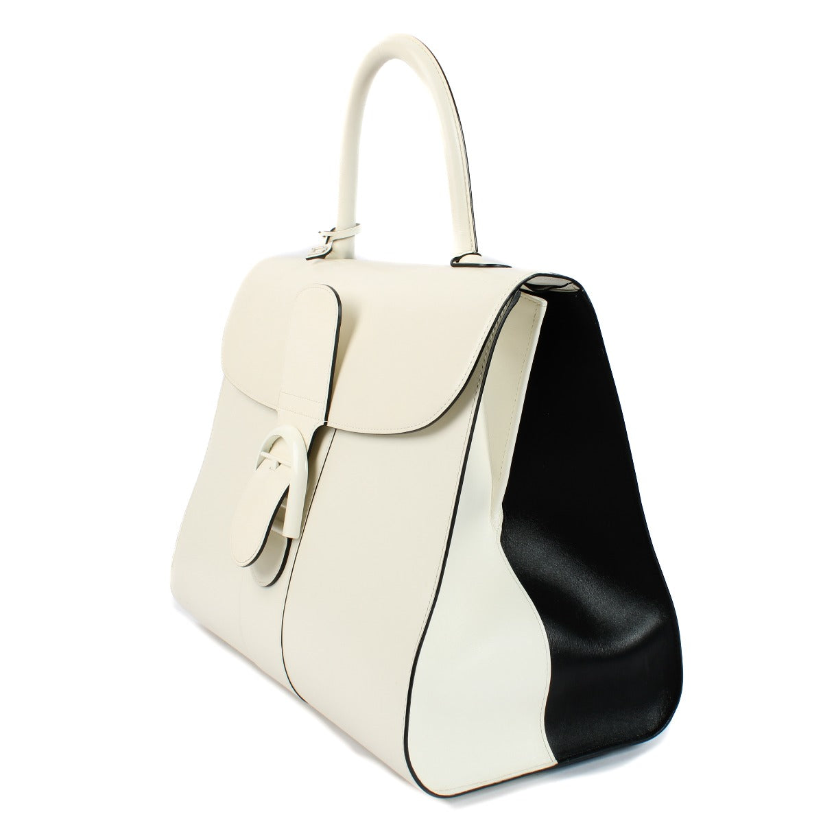 Shop 100% authentic secondhand Delvaux Black/White Rodeo Calf Brillant GM Biface Bag on Labellov.com