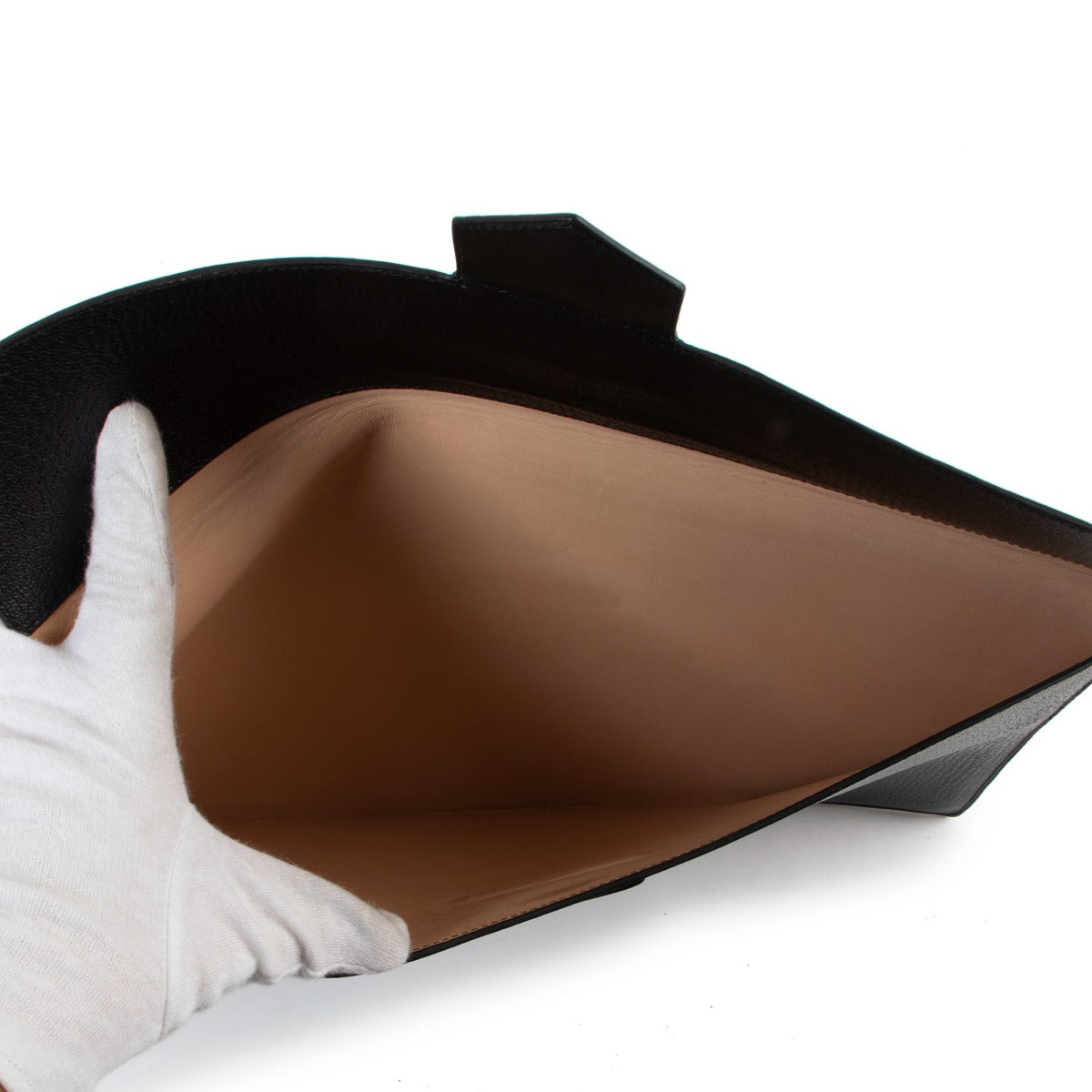 Buy an authentic second hand Delvaux Black Leather Clutch at Labellov