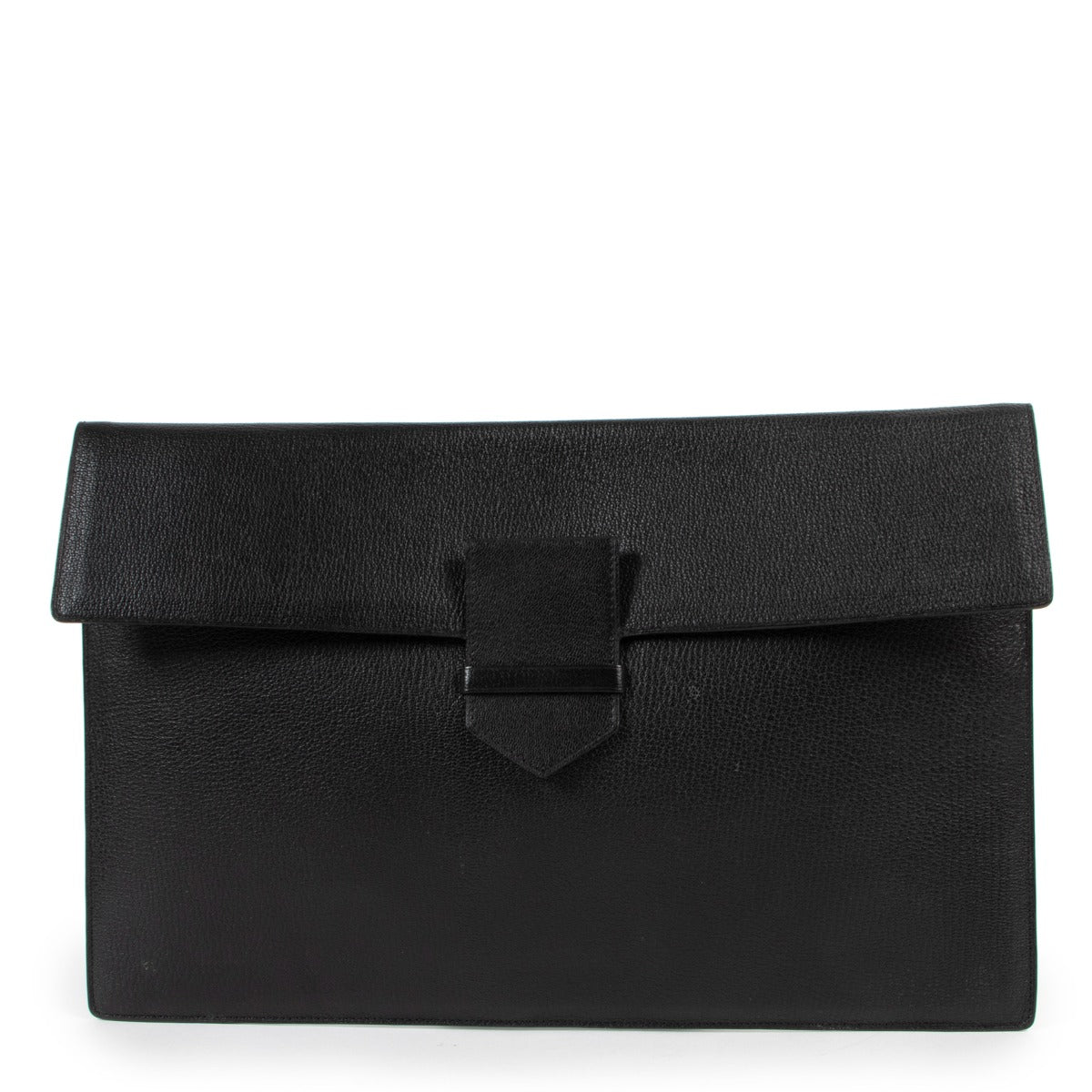 Buy an authentic second hand Delvaux Black Leather Clutch at Labellov
