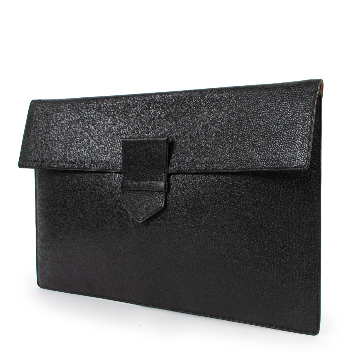 Buy an authentic second hand Delvaux Black Leather Clutch at Labellov
