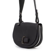 Authentieke Tweedehands Delvaux Black And White Le Mutin Mini Crispy Calf juiste prijs veilig online shoppen luxe merken webshop winkelen Antwerpen België mode fashion