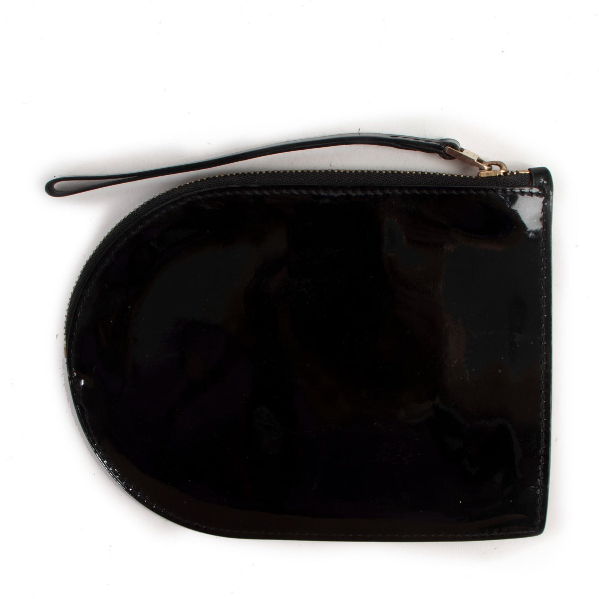 Delvaux Black Patent Leather D Multifonctions Clutch