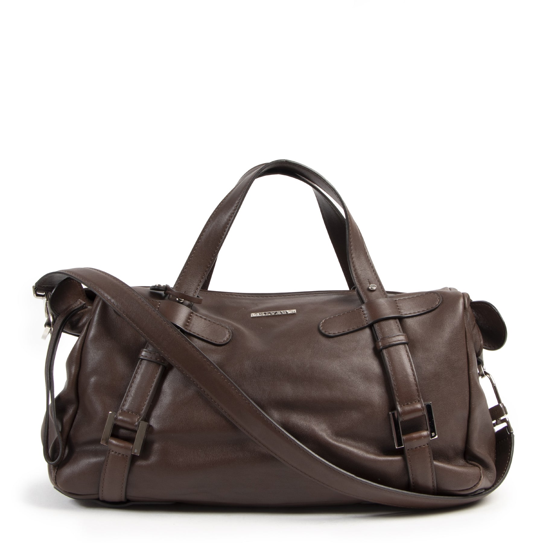 Delvaux Dark Brown St Germain Souple Bag for the best price at Labellov secondhand luxury