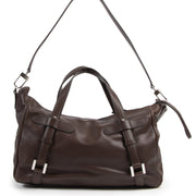 Delvaux Dark Brown St Germain Souple Bag for sale online at Labellov secondhand luxury