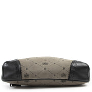 Authentieke Tweedehands Delvaux Logo Canvas Belt Bag juiste prijs veilig online shoppen luxe merken webshop winkelen Antwerpen Belgë mode fashion