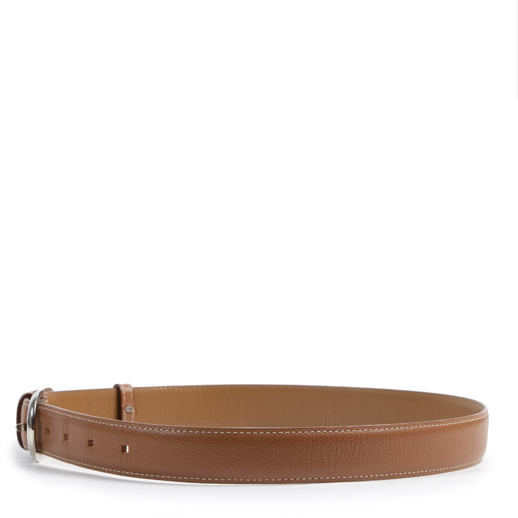 Delvaux Camel Brillant Belt - Size 75 for the best price at Labellov secondand