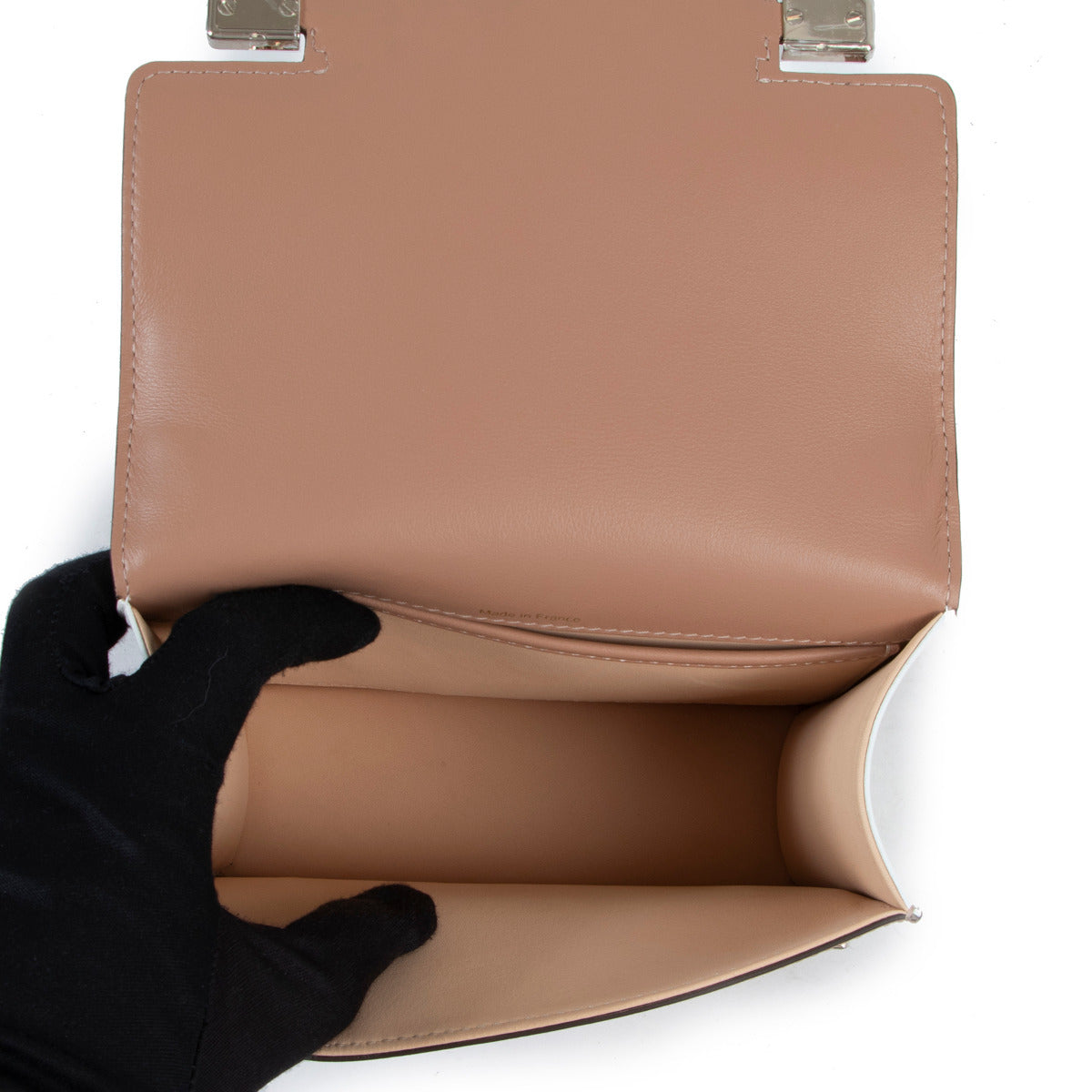Delvaux Madame Chaine Mini Bicolor Vison&Ivory