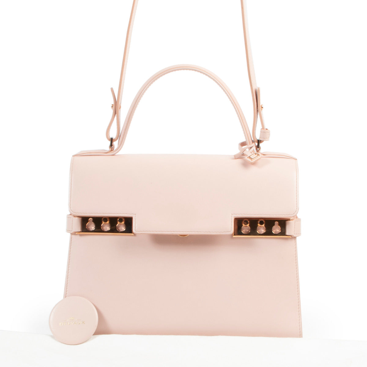 Delvaux Tempête MM Rose Poudre