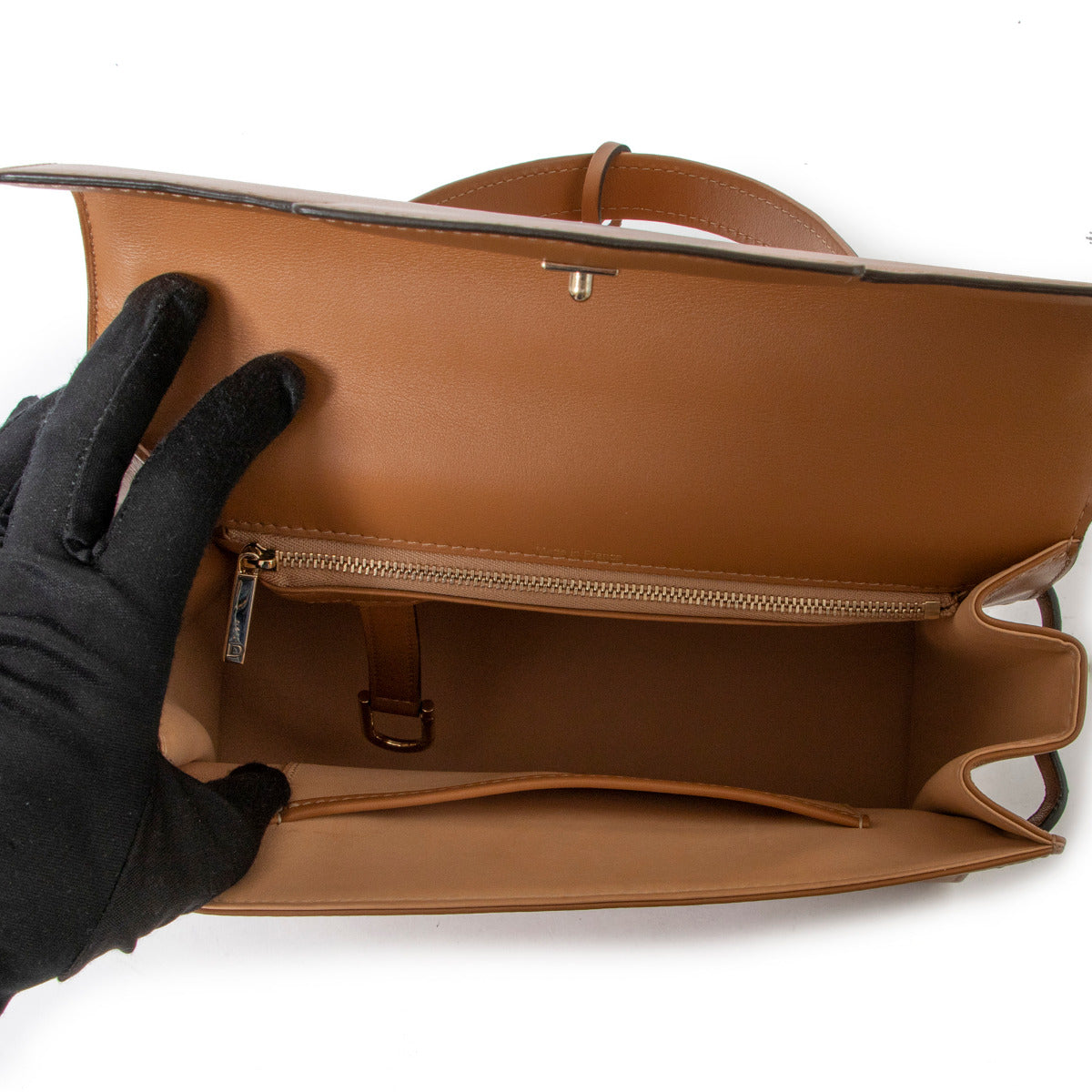 Delvaux Tempête MM Calf Souple Végétal Top Handle