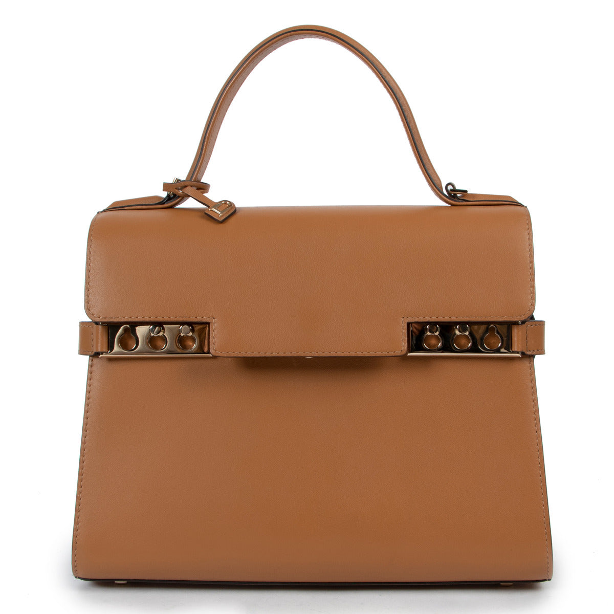 Delvaux Tempête MM Calf Souple Végétal Top Handle