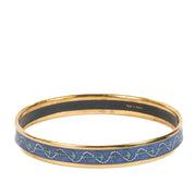 Buy real authentic Hermès Enamel Anchor Bangle Bracelet - Size 70 safe online at Labellov.com