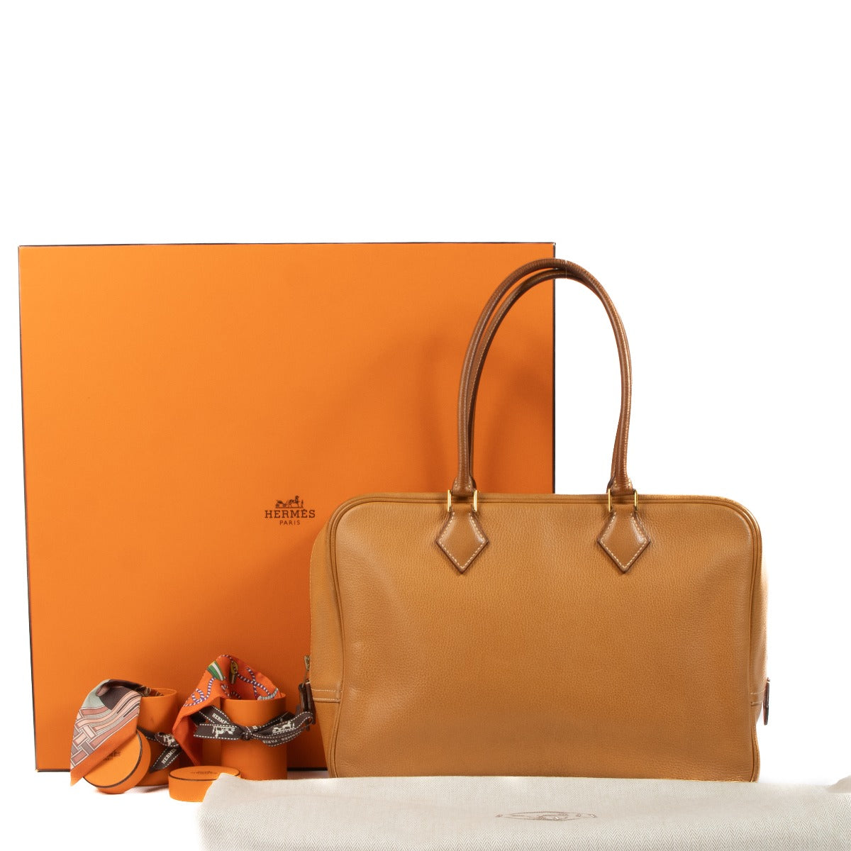Hermès Plume 32 Sable Natural Ardennes