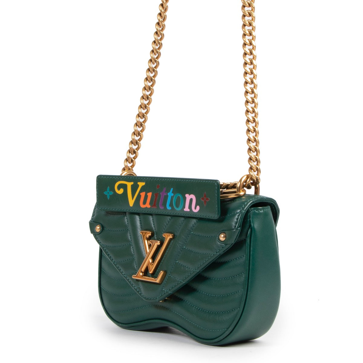 full set emerald green new wave Louis Vuitton 100% authentic