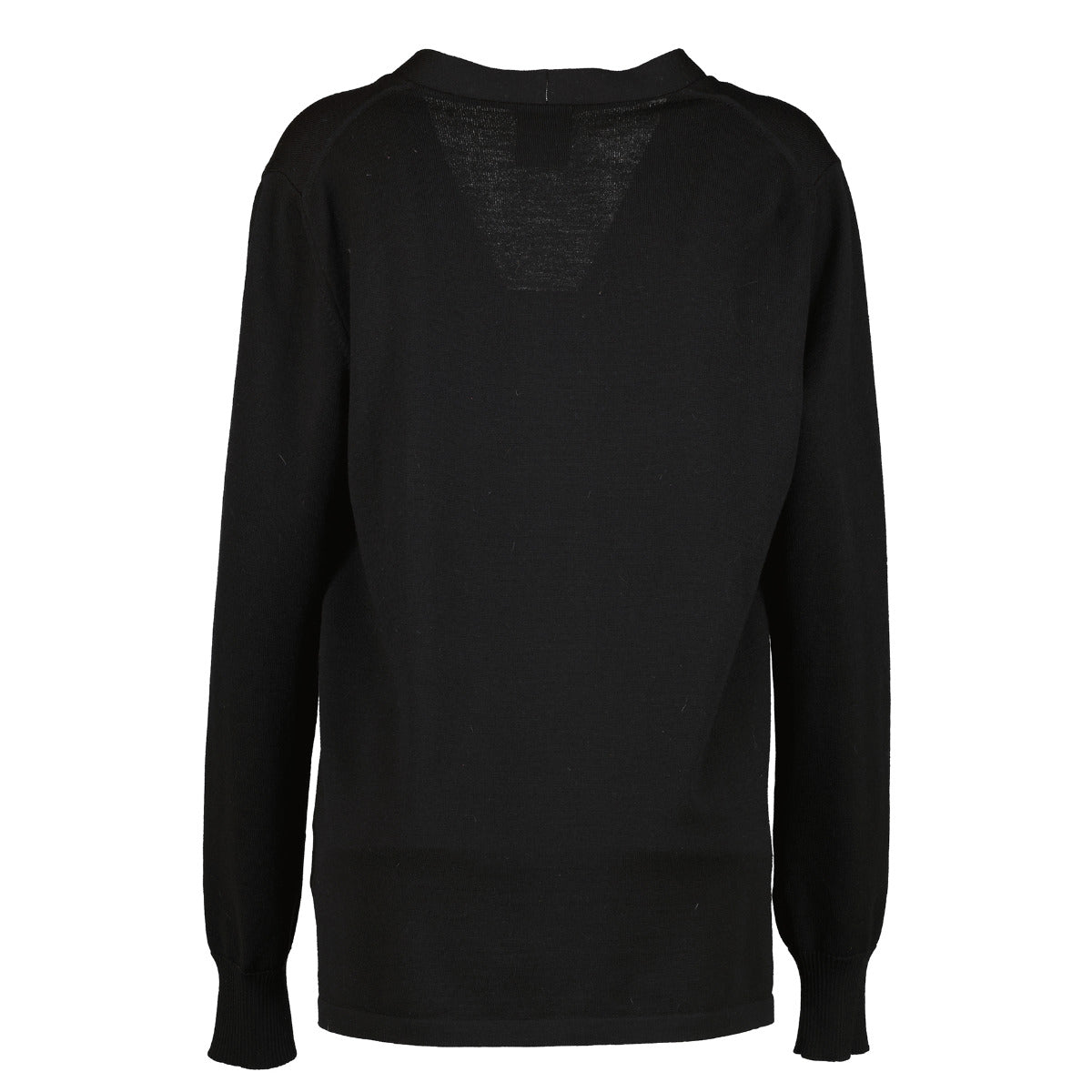 Chanel 08A Black Wool CC Cardigan