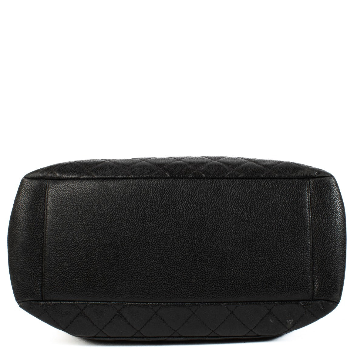 Chanel Zwart Caviar Leer GST Grand Shopping Tote Tas