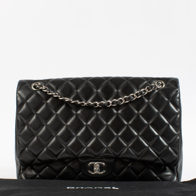 Shop 100% authentic second hand Chanel Black Maxi Classic Bag on Labellov.com