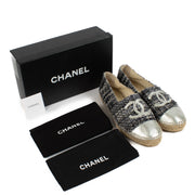 Chanel Blue Tweed Espadrilles - Size 40