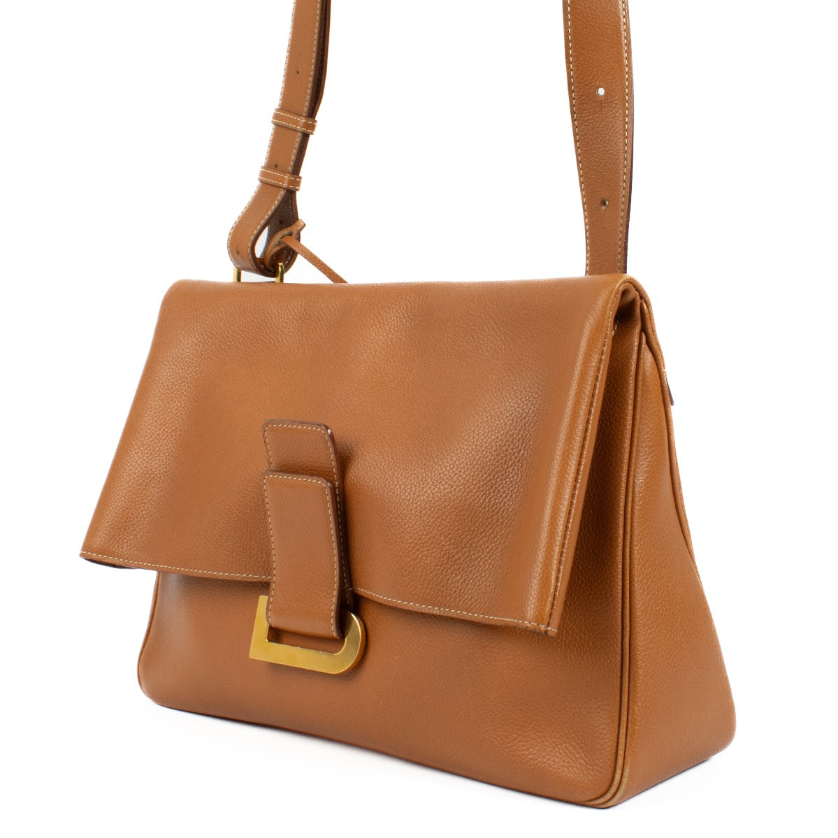 Shop 100% authentic secondhand Delvaux Camel Leather Relais Bag on labellov.com