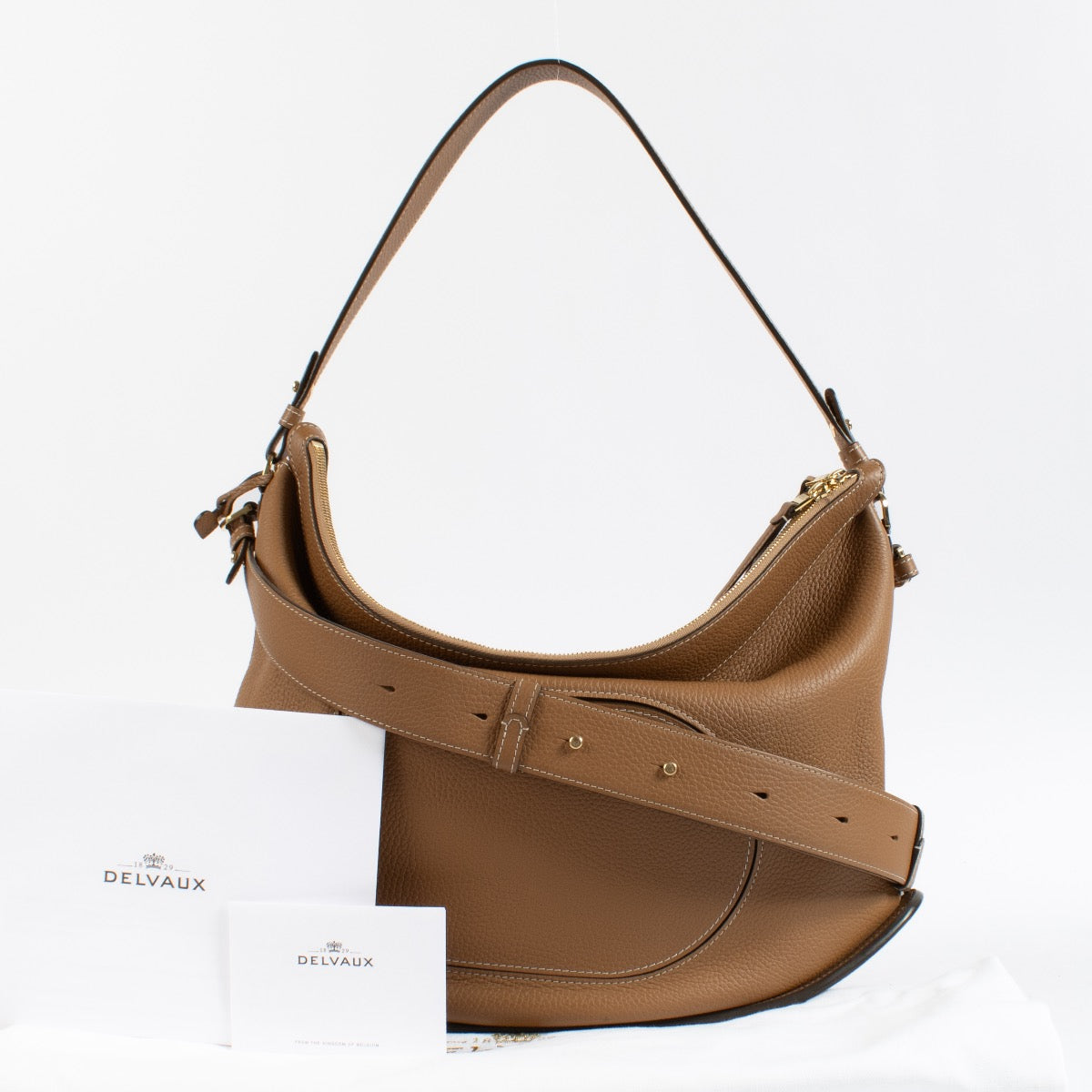 Shop 100% authentic second hand Delvaux Vegetal Taurillon Soft Pin Swing XL on Labellov.com