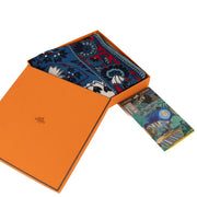 shop 100% authentic second hand Hermès Blue Cashmere Paisley From Paisley 140 Shawl on Labellov.com