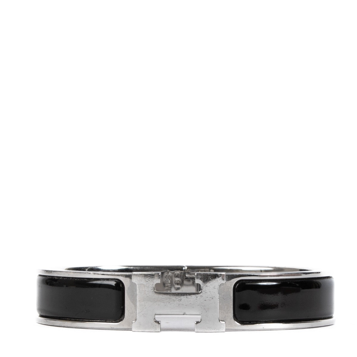 shop 100% authentic second hand Hermès Black Clic H Bracelet on Labellov.com