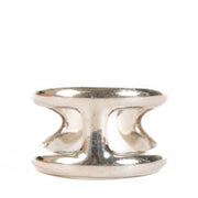 Shop safe online at Labellov in Antwerp, Brussels and Knokke this 100% authentic second hand Hermès Silver 925 Large Osmose Ring - size 58