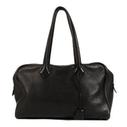 shop 100% authentic second hand Hermès Victoria 35 Black Taurillon Clemence PHW on Labellov.com