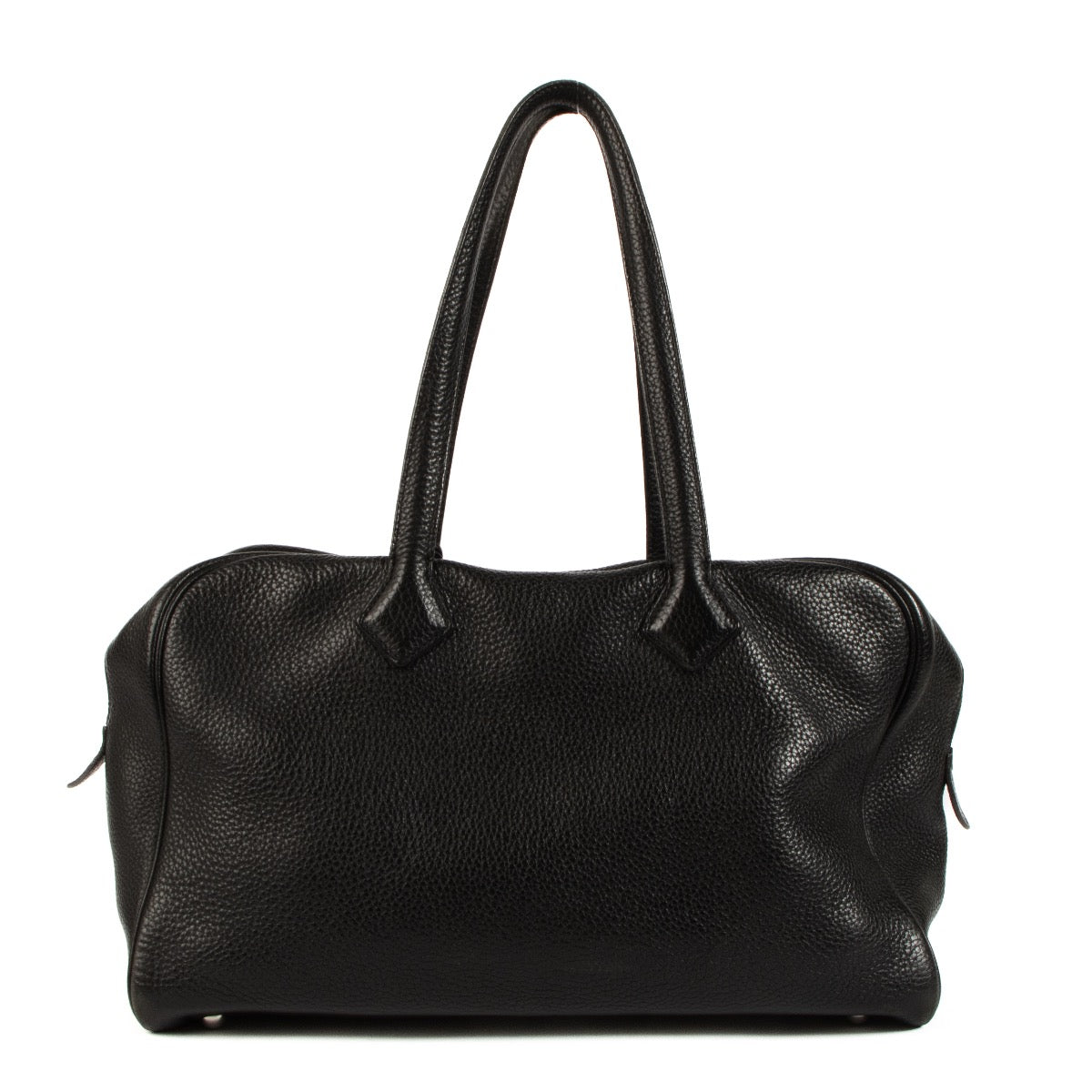 shop 100% authentic second hand Hermès Victoria 35 Black Taurillon Clemence PHW on Labellov.com