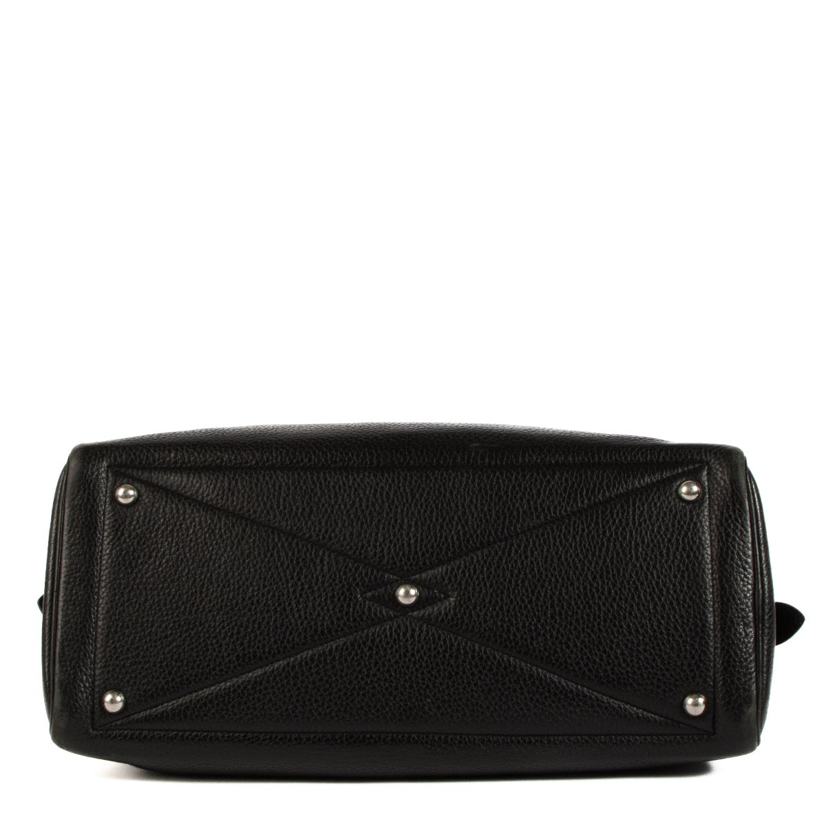 shop 100% authentic second hand Hermès Victoria 35 Black Taurillon Clemence PHW on Labellov.com