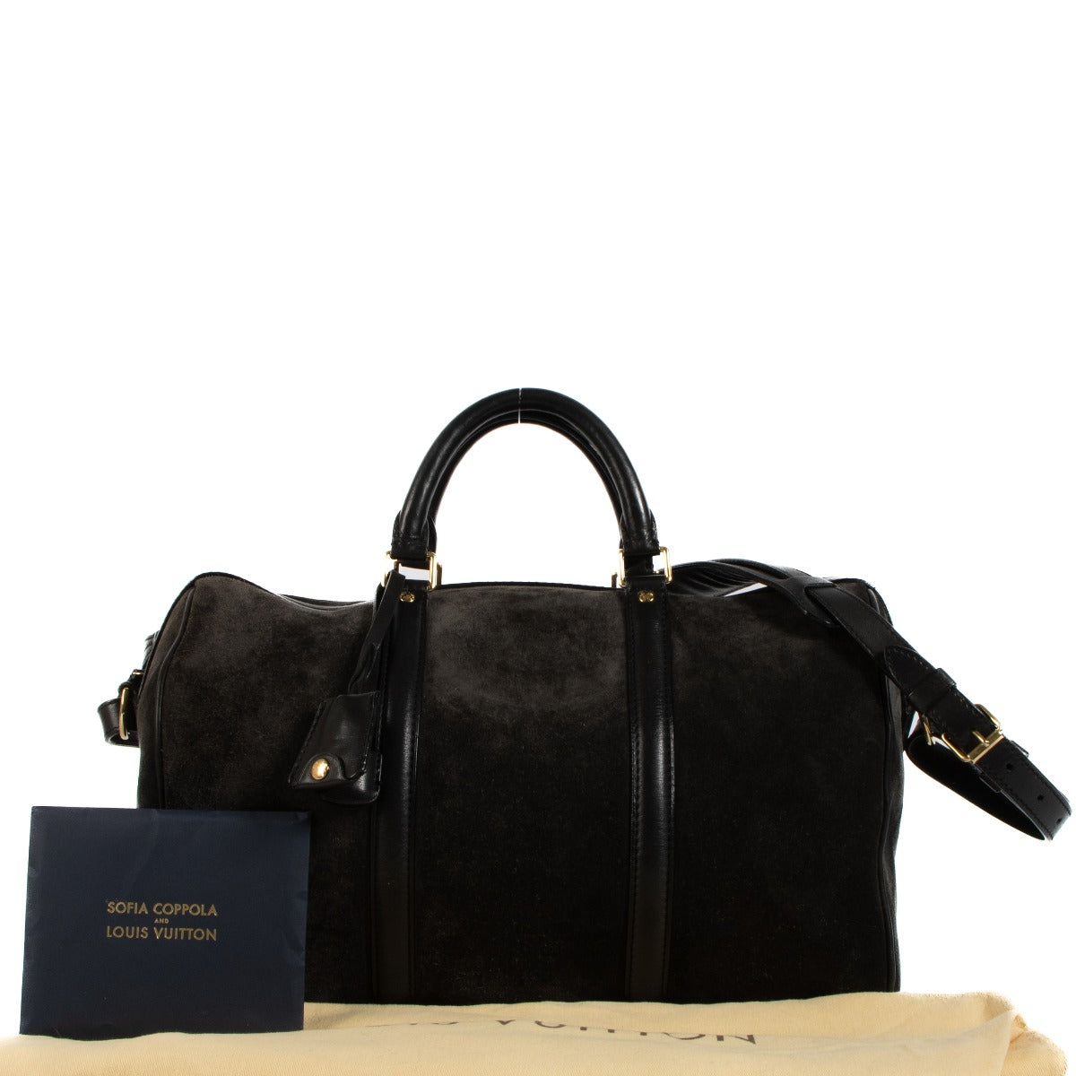 Shop authentic second hand Louis Vuitton Blue Suede Sofia Coppola Shoulder Bag on Labellov.com