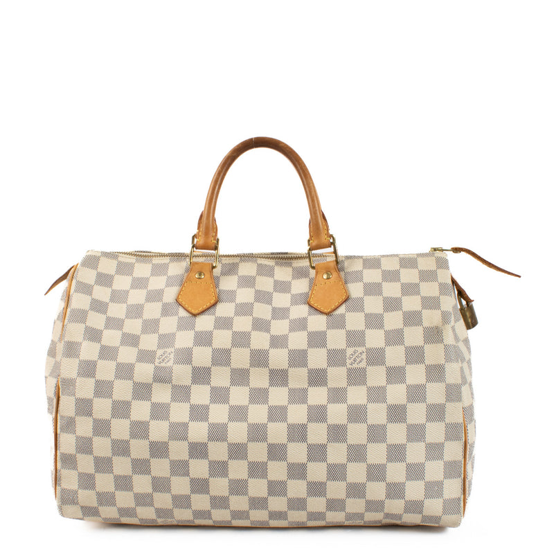 Louis Vuitton Damier Azur Speedy 35 Bag