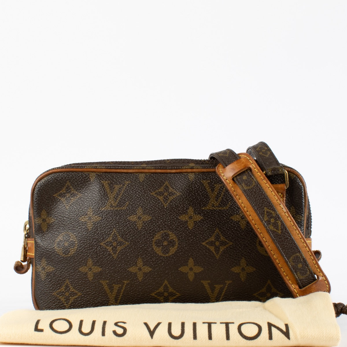 Authentic pre-loved Louis Vuitton Monogram Marly Crossbody Bag on Labellov.com