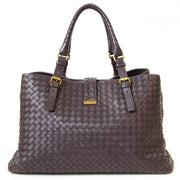 Bottega Veneta Purple Roma Bag Intrecciato