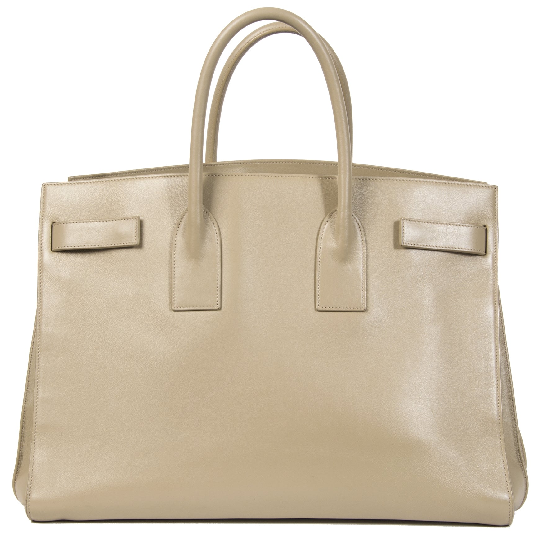 Saint Laurent Taupe Sac de Jour