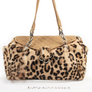 Ermanno Scervino Brown Leopard Shoulder Bag