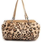shop safe online Ermanno Scervino Brown Leopard Shoulder Bag