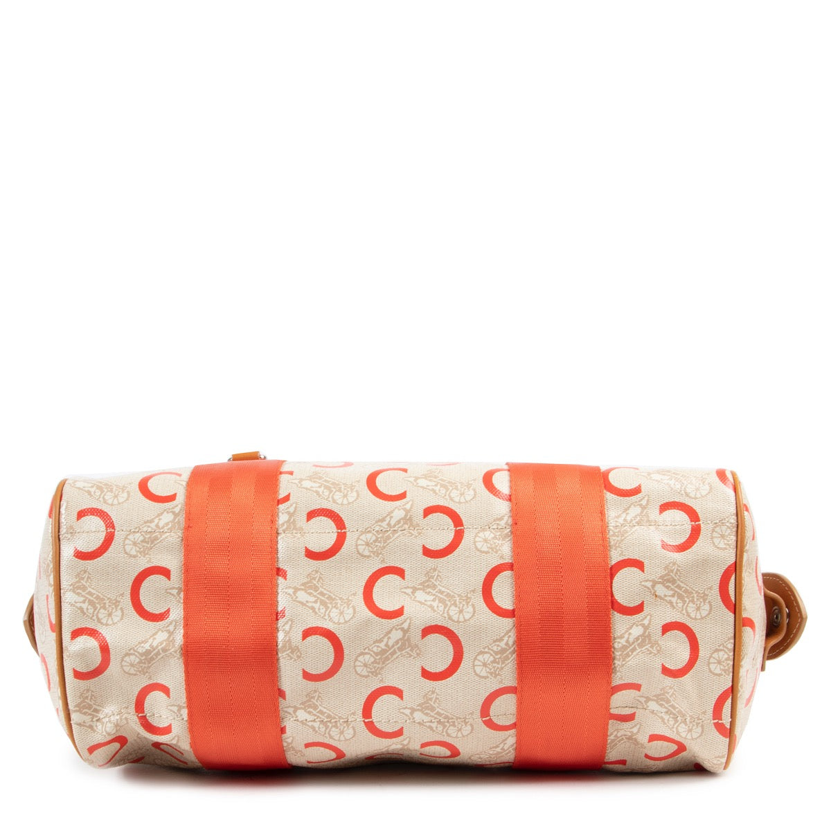 Buy and sell your secondhand designer items for a reasonable price at Labellov Antwerp, come by in store or online. Buy this Céline C Macadam Shoulder Bag Beige Orange Canvas for a reasonable price in very good condition.