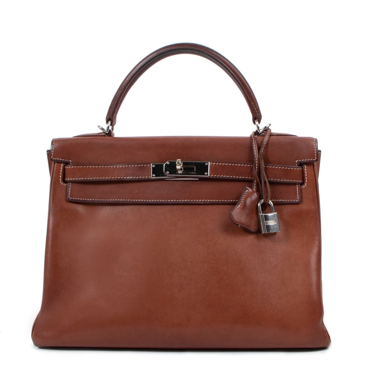 Auhthentic second hand hermes kelly barenia luxury designer handbags on labellov.com