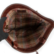 Shop online authentic second hand Mulberry Vintage Brown Crocodile Embossed Leather Shoulder Bag at Labellov