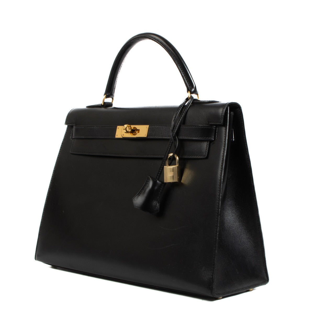 Vintage Hermès 1993 Kelly 32 Black Box