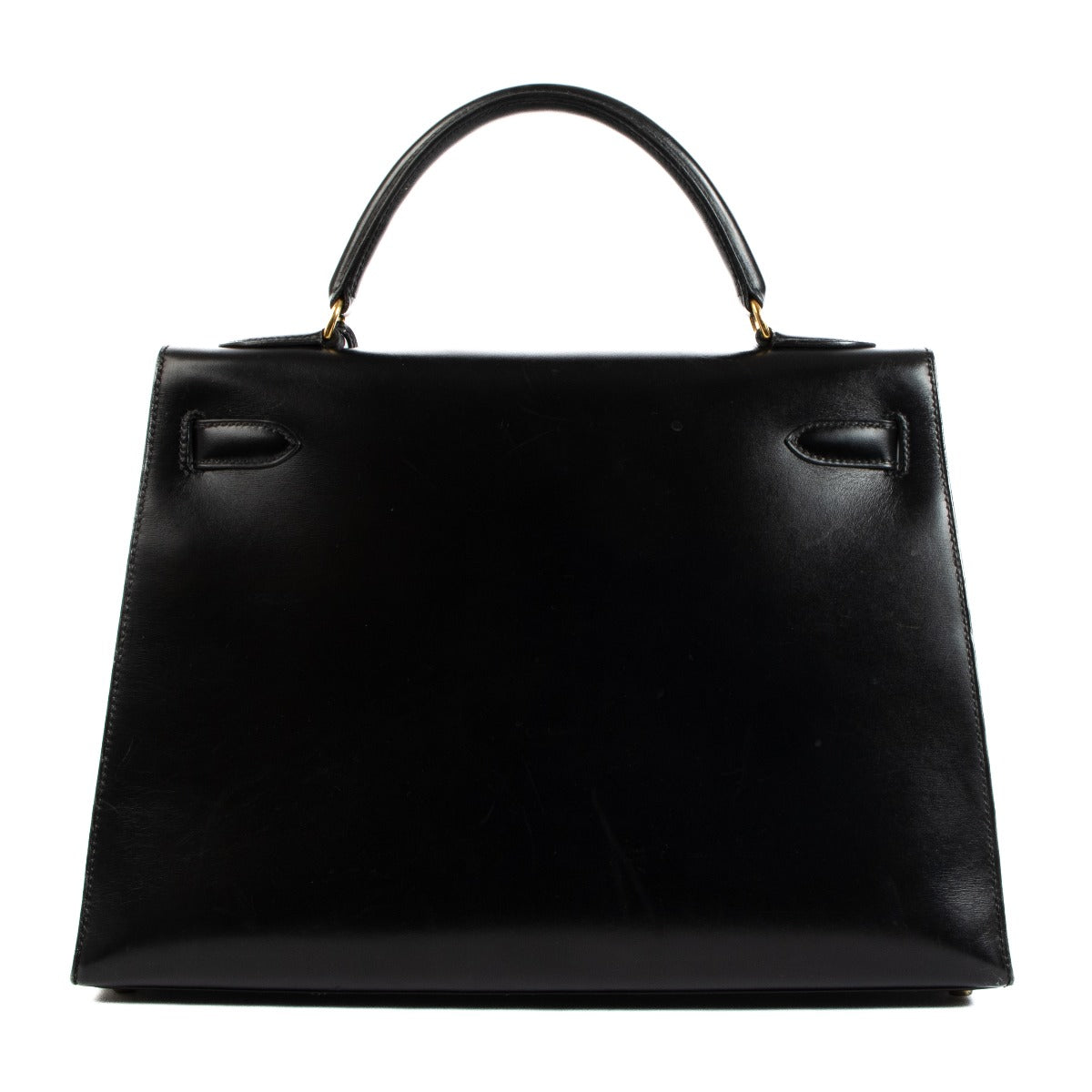 Second hand vintage pre-owned Hermès Vintage Kelly 32 Black Box on www.labellov.com