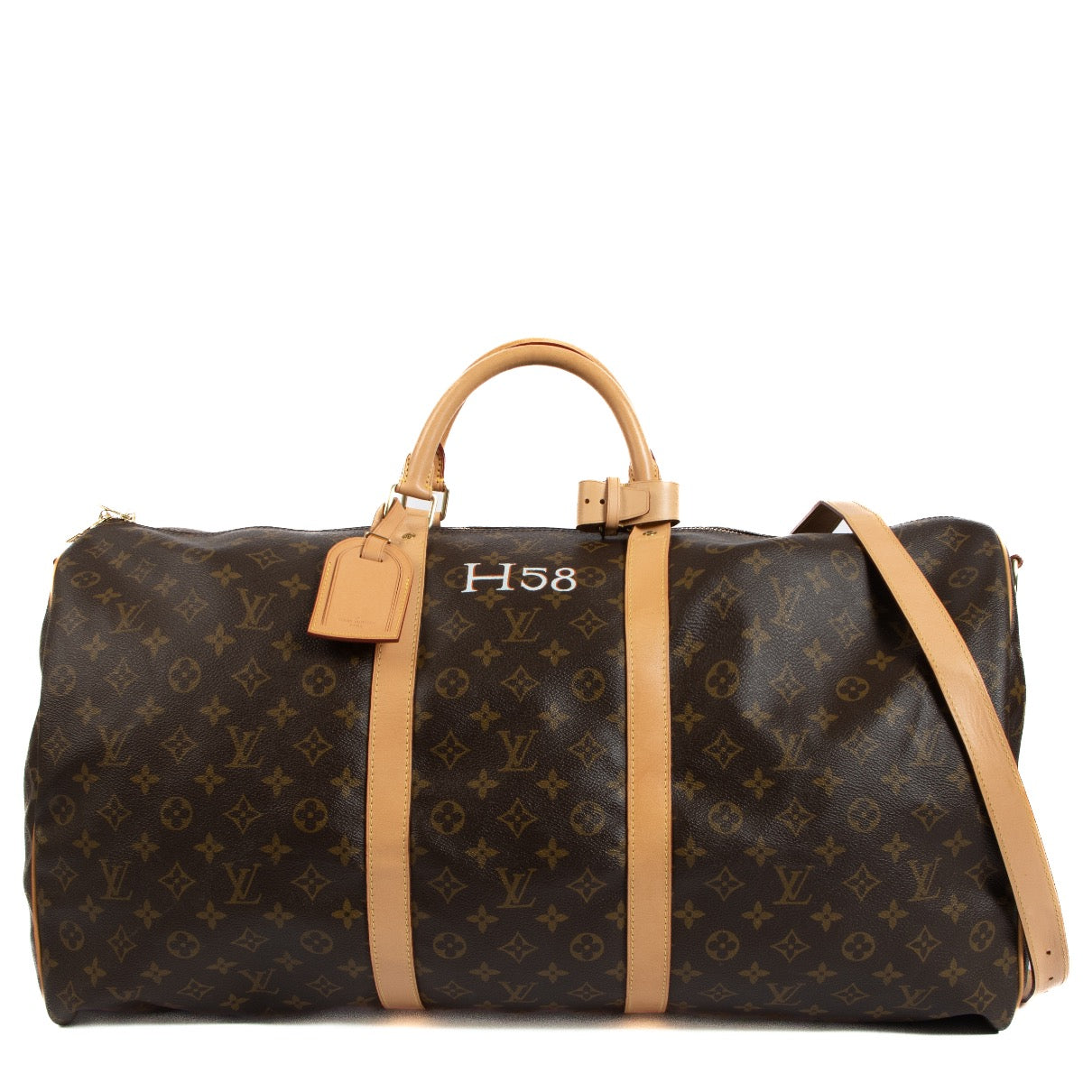 shop 100% authentic second hand Louis Vuitton Keepall 60 Monogram Canvas Travel Bag on Labellov.com