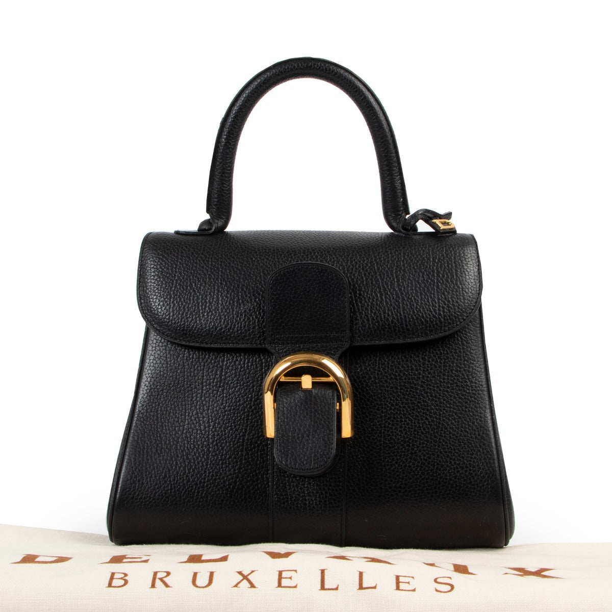 shop online authentic vintage designer Delvaux Brillant PM Black Handbag at Labellov