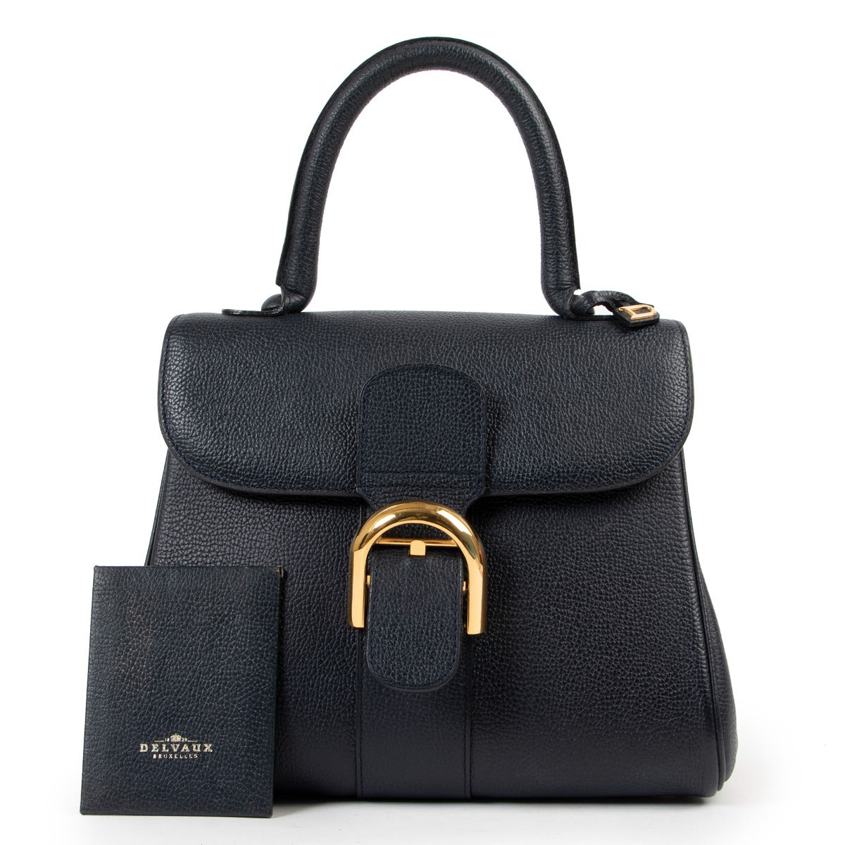 shop online at Labellov for 100% authentic vintage designer Delvaux Brillant PM blue