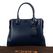 Buy an authentic second hand Tods Blue Top Handle Bag at Labellov