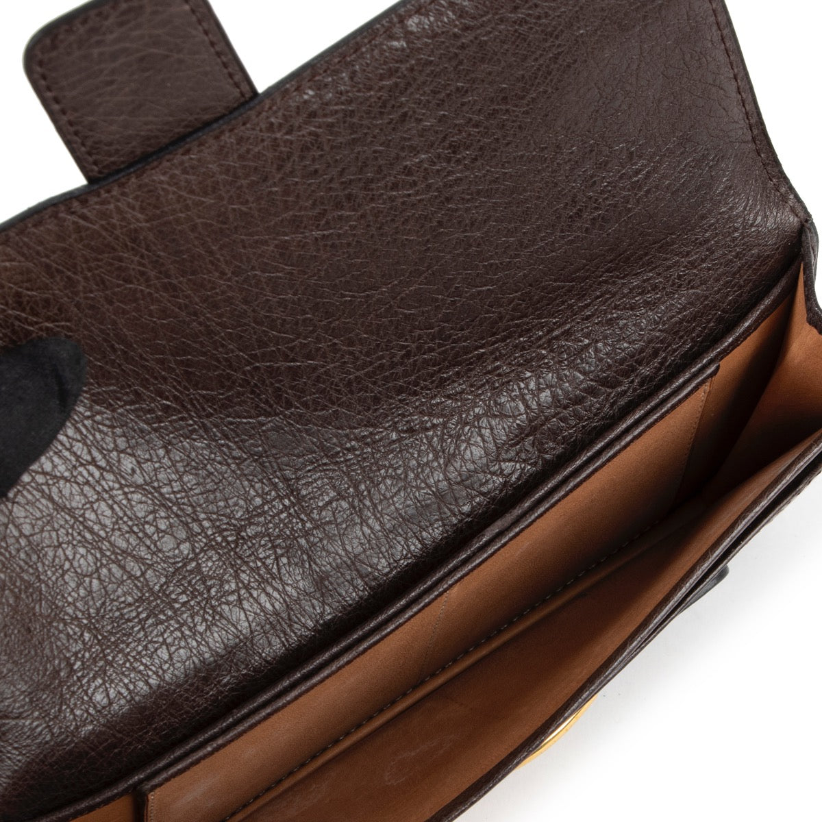 Delvaux Brown Ostrich Escudo Wallet 100% authentic. Buy safely here